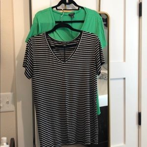 2 Halogen tees size S